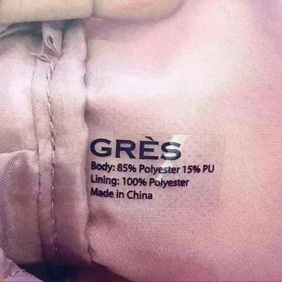 GRÈS PARIS ROSE  VELVET POUCH MINI BAG - Picture 7 of 7